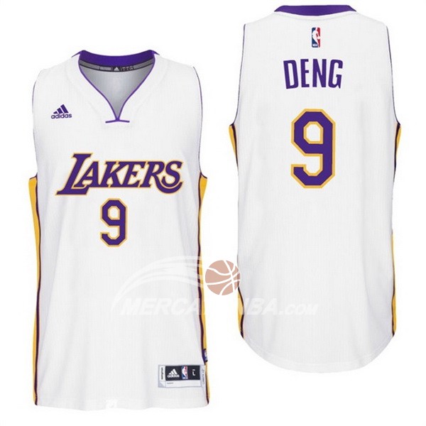 Maglia NBA Deng Los Angeles Lakers Blanco
